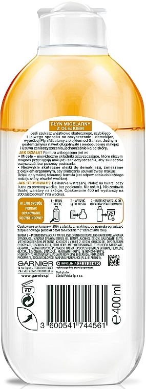 Mizellenwasser mit Ölen - Garnier Skin Naturals — Bild N4