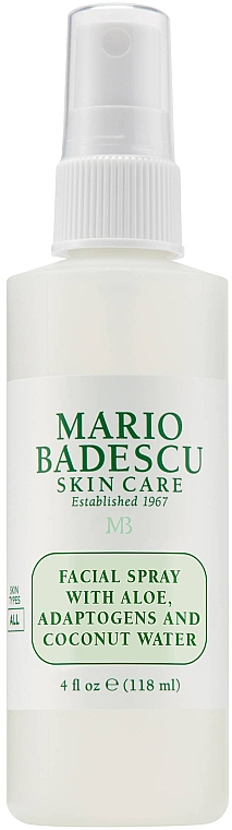 Gesichtsspray mit Aloe und Kokoswasser - Mario Badescu Facial Spray With Aloe Adaptogens And Coconut Water — Bild N2