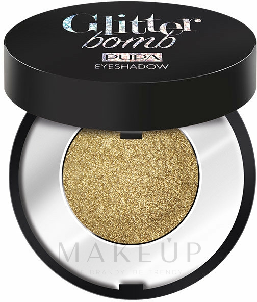 Schimmernde Lidschatten - Pupa Glitter Bomb Eyeshadow — Bild 001 - Starlight