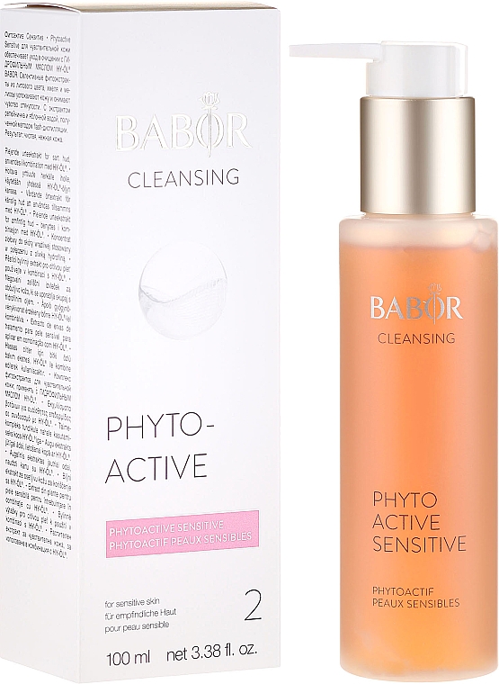 Gesichtsreinigungsgel für empfindliche Haut mit Extrakt aus Lindenblüten, Hopfen und Melisse - Babor Cleansing Phytoactive Sensitive — Bild N1