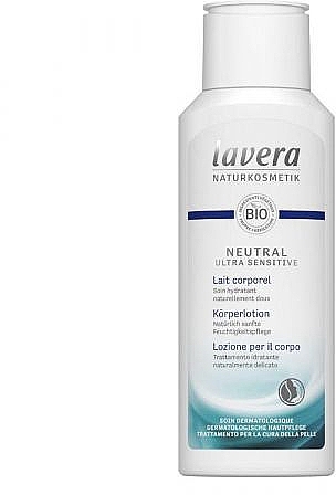 Feuchtigkeitsspendende Körperlotion für sehr empfindliche Haut mit Bio-Nachtkerze - Lavera Neutral Ultra Sensitive Body Lotion — Bild N1