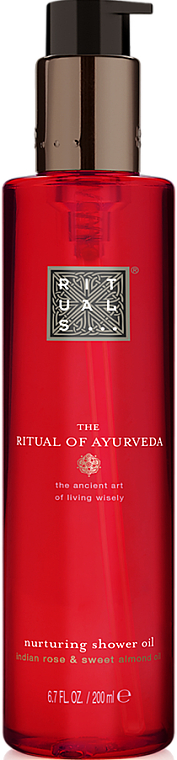 Intensiv pflegendes Duschöl mit indischer Rose und Mandelöl - Rituals The Ritual of Ayurveda Nurturing Shower Oil — Bild N2