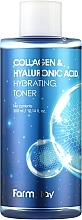 Feuchtigkeitsspendender Toner mit Hyaluronsäure und Kollagen - Farm Stay Collagen & Hyaluronic Acid Hydrating Toner — Bild N1