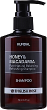 Erfrischendes Shampoo mit englischer Rose - Kundal Honey & Macadamia English Rose Shampoo — Bild N4