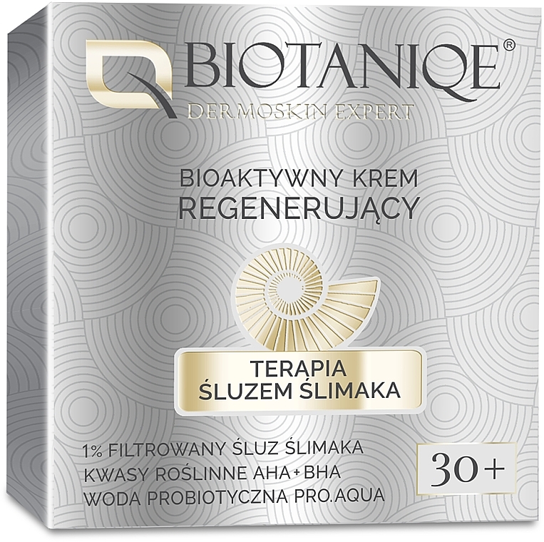 Bioaktive regenerierende Gesichtscreme mit Schneckenschleim - Biotaniqe BioActive Regenerating Cream 30+ — Bild N1