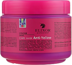 Maske für kühlere Haartöne - Elinor Anti-Yellow Care Mask — Bild N2