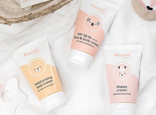 Feuchtigkeitsspendende Gesichtscreme für Babys und Kinder - Nacomi Baby Moisturizing Face Cream — Bild N2