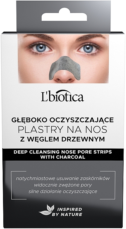 Tiefenreinigende Nasenstreifen - L'biotica Deep Cleansing Nasal Strips — Bild N1