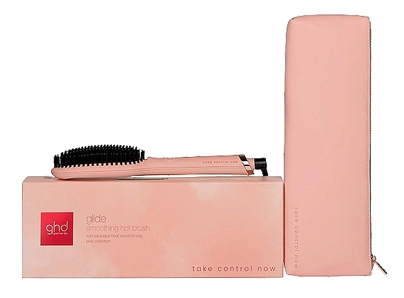 Haarbürste rosa  - Ghd Glide Pink Take Control Now  — Bild N2