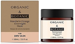 Nachtmaske für trockene Haut - Organic & Botanic Mandarin Orange Overnight Mask — Bild N2