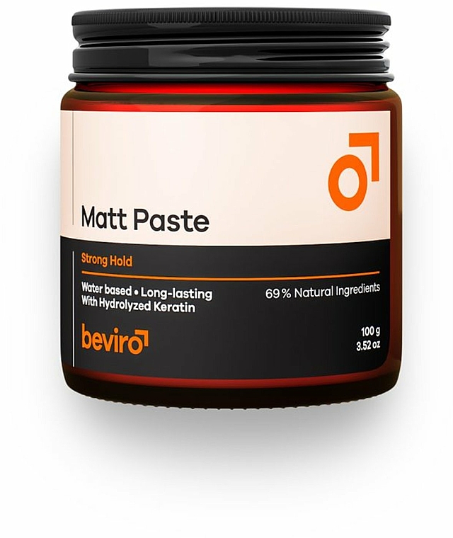 Mattierende Haarpaste mit Keratin starker Halt - Beviro Matt Paste Strong Hold — Bild N1