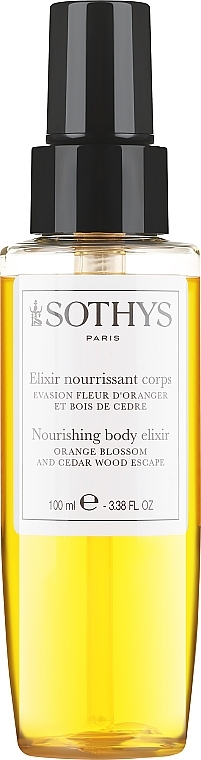 Reichhaltiges Körperelixier mit Orange und Zedernholz - Sothys Nourishing Body Elixir Orange Blossom And Cedar Escape