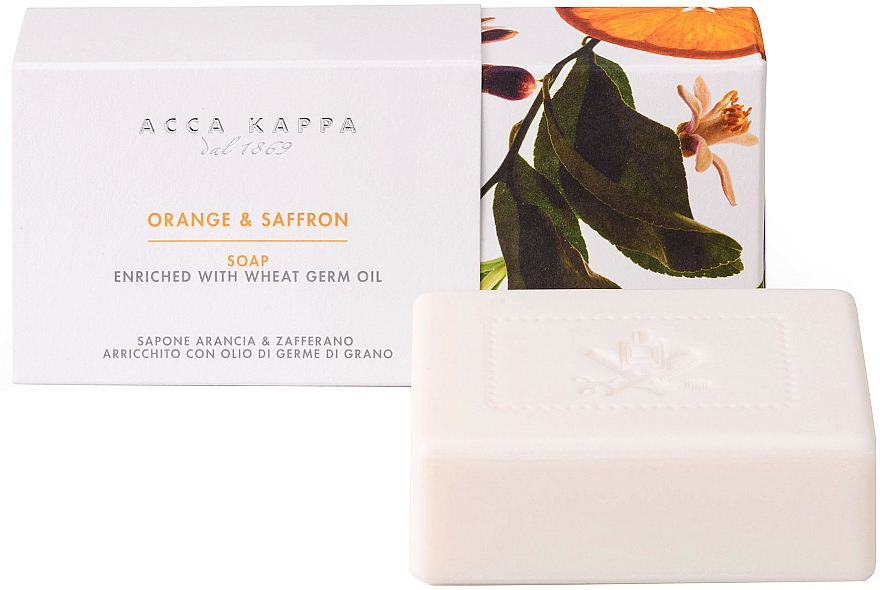 Seife Orange und Safran - Acca Kappa Orange & Saffron Soap — Bild N1
