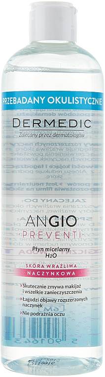 Mizellenwasser für empfindliche Haut - Dermedic Angio Preventi Micellar Water — Bild N3