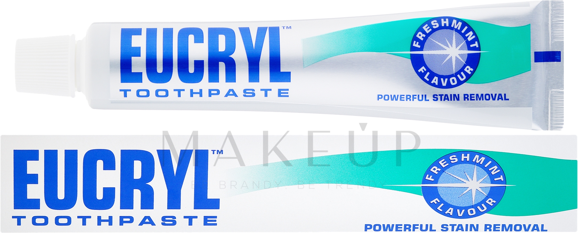 Aufhellende Zahnpasta mit Minzgeschmack - Eucryl Freshmint Flavour Toothpaste — Bild 50 ml