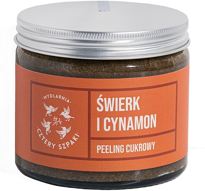 Zucker-Körperpeeling Fichte und Zimt - Cztery Szpak Sugar Peeling Spruce And Cinnamon — Bild N1