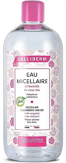 Mizellenwasser für trockene Haut - Calliderm Micellar Cleansing Water with Organic Rose Extract — Bild N1