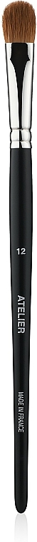 Zobelhaar-Lidschattenpinsel flach - Make-Up Atelier Paris P12 Blending Brush — Bild N1