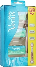 Rasierer mit 3 Ersatzklingen - Gillette Venus RoseGold Extra Smooth Sensitive — Bild N2