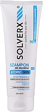 Düfte, Parfümerie und Kosmetik Shampoo mit Panthenol, Allantoin und Milchsäure für atopische Haut - Solverx Atopic Skin Shampoo