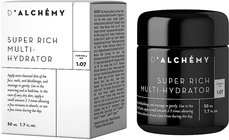 Intensiv feuchtigkeitsspendende und reichhaltige Gesichtscreme - D'Alchemy Super Rich Multi-Hydrator — Bild N1