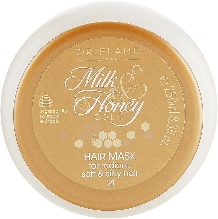 Pflegende Haarmaske mit Milch und Honig - Oriflame Milk & Honey Gold Hair Mask — Bild N3