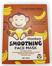 Düfte, Parfümerie und Kosmetik Weichmachende Tuchmaske für das Gesicht Affe - Wokali Animal Monkey Smoothing Face Mask