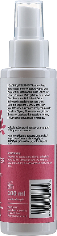 Mineralisierendes Gesichtsspray mit Rosenwasser - Lynia Renew Rose Water — Bild N2