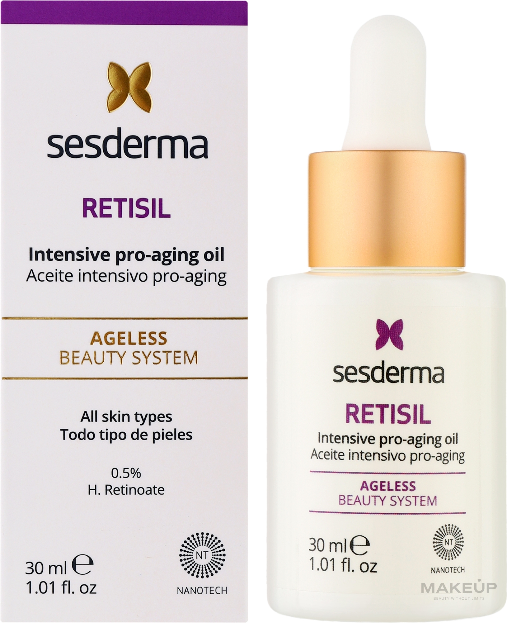 Gesichtsöl - SesDerma Laboratories Retisil Pro-Aging Intensive Oil  — Bild 30 ml