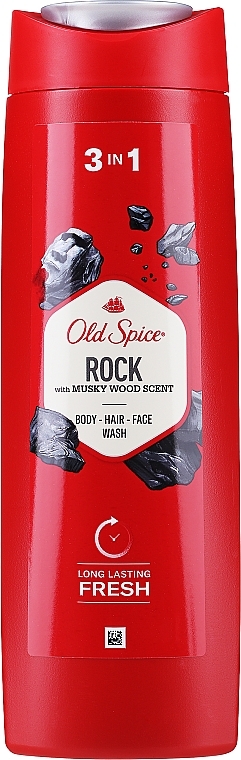 Shampoo-Duschgel - Old Spice Rock 3in1 — Bild N2