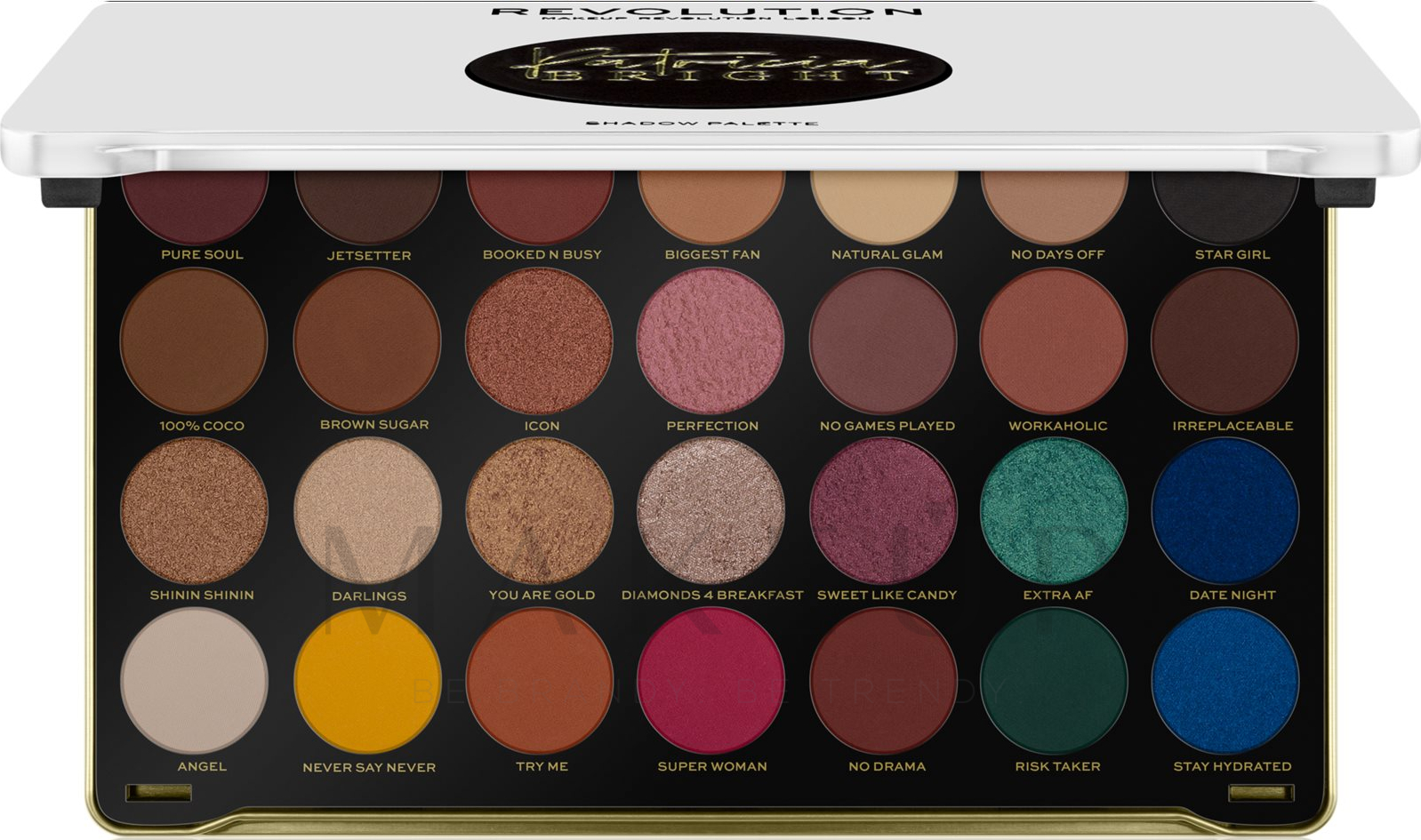 Lidschattenpalette - Makeup Revolution X Patricia Bright Eyeshadow Palette — Bild Rich In Life