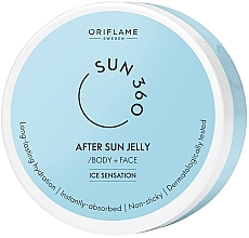 After Sun Gel für Körper und Gesicht - Oriflame Sun 360 After Sun Jelly Body + Face Ice Sensation — Bild N1