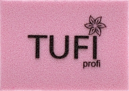Bufferfeile Mini Körnung 100/180 rosa - Tufi Profi — Bild N1