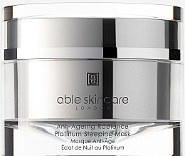 Anti-Aging-Gesichtsmaske für die Nacht - Able Skincare Anti-Ageing Retexturing and Resurfacing Duo Moisturiser Mask — Bild N1