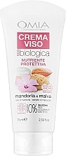 Düfte, Parfümerie und Kosmetik Gesichtscreme mit Mandeln und Malve - Omia Labaratori Ecobio Almond And Mallow Face Cream