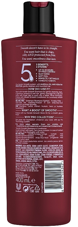Keratin-Shampoo - Tresemme Keratin Smooth Shampoo — Bild N4