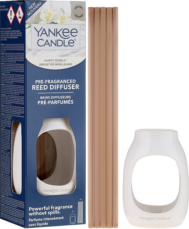 Raumerfrischer Fluffy Towels - Yankee Candle Fluffy Towels Pre-Fragranced Reed Diffuser — Bild N1