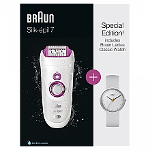 Düfte, Parfümerie und Kosmetik Epilierer inkl. Armbanduhr für Damen - Braun SE7-521 + Watch