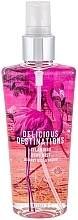 Düfte, Parfümerie und Kosmetik Parfümierter Körpernebel - Delicious Destinations Flamingo Body Mist