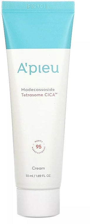 Regenerierende Gesichtscreme mit Madecassosid  - A'pieu Madecassoside Tetrasome Cica Cream  — Bild N1