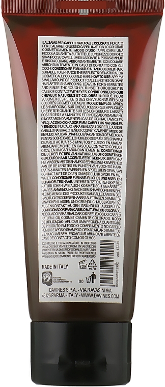 Conditioner für natürliches und gefärbtes Haar (Schokolade) - Davines Alchemic Conditioner — Bild N3