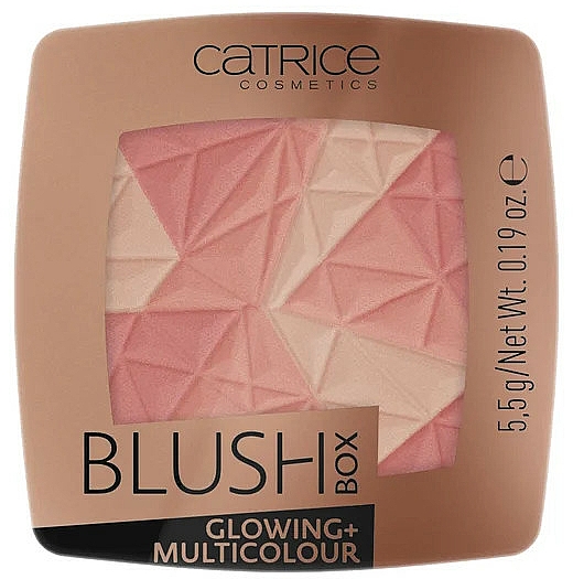 Mehrfarbiges Gesichtsrouge - Catrice Blush Box Glowing + Multicolour