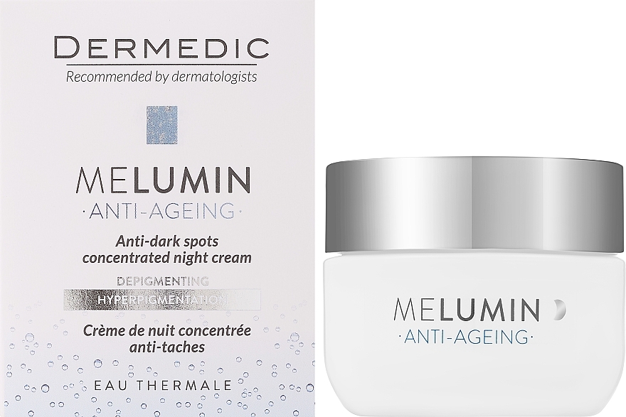 Creme-Konzentrat gegen Pigmentflecken für die Nacht - Dermedic Melumin Anti-Ageing Night Cream — Bild N2