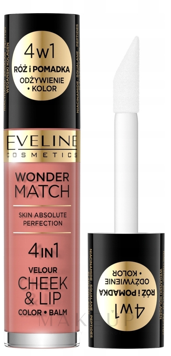 Tönung für Lippen und Wangen - Eveline Cosmetics Wonder Match — Bild 01