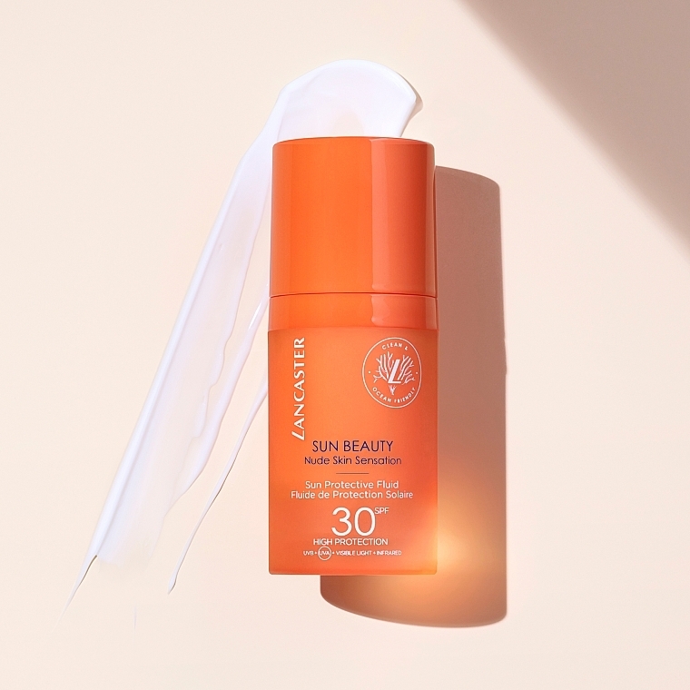 Sonnenschutz-Gesichtsfluid - Lancaster Sun Beauty Nude Skin Sensation Sun Protective Fluid SPF30 — Bild N5