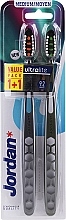 Zahnbürste mittel grün, orange 2 St. - Jordan Ultralite Adult Toothbrush Medium — Bild N1