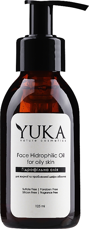 Hydrophiles Gesichtsöl für fettige und problematische Haut - Yuka Face Hidrophilic Oil — Bild N1