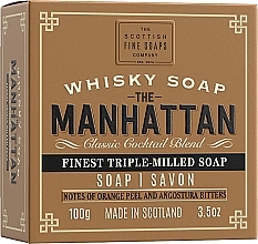 Seife in Kartonverpackung - Scottish Fine Soaps The Manhattan Whiskyseife im Karton — Bild N1