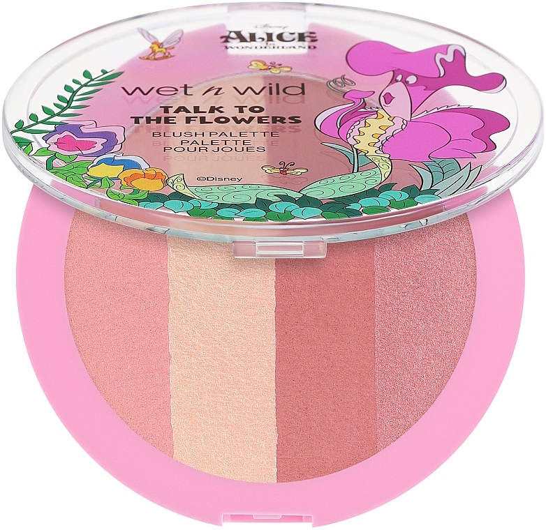 Rouge-Palette - Wet N Wild Alice in Wonderland Talk To The Flowers Blush Palette  — Bild N1