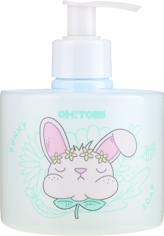 Natürliche Flüssigseife mit Duft von süßer Litschi und Mango-Extrakten - Oh!Tomi Bunny Liquid Soap — Bild N1